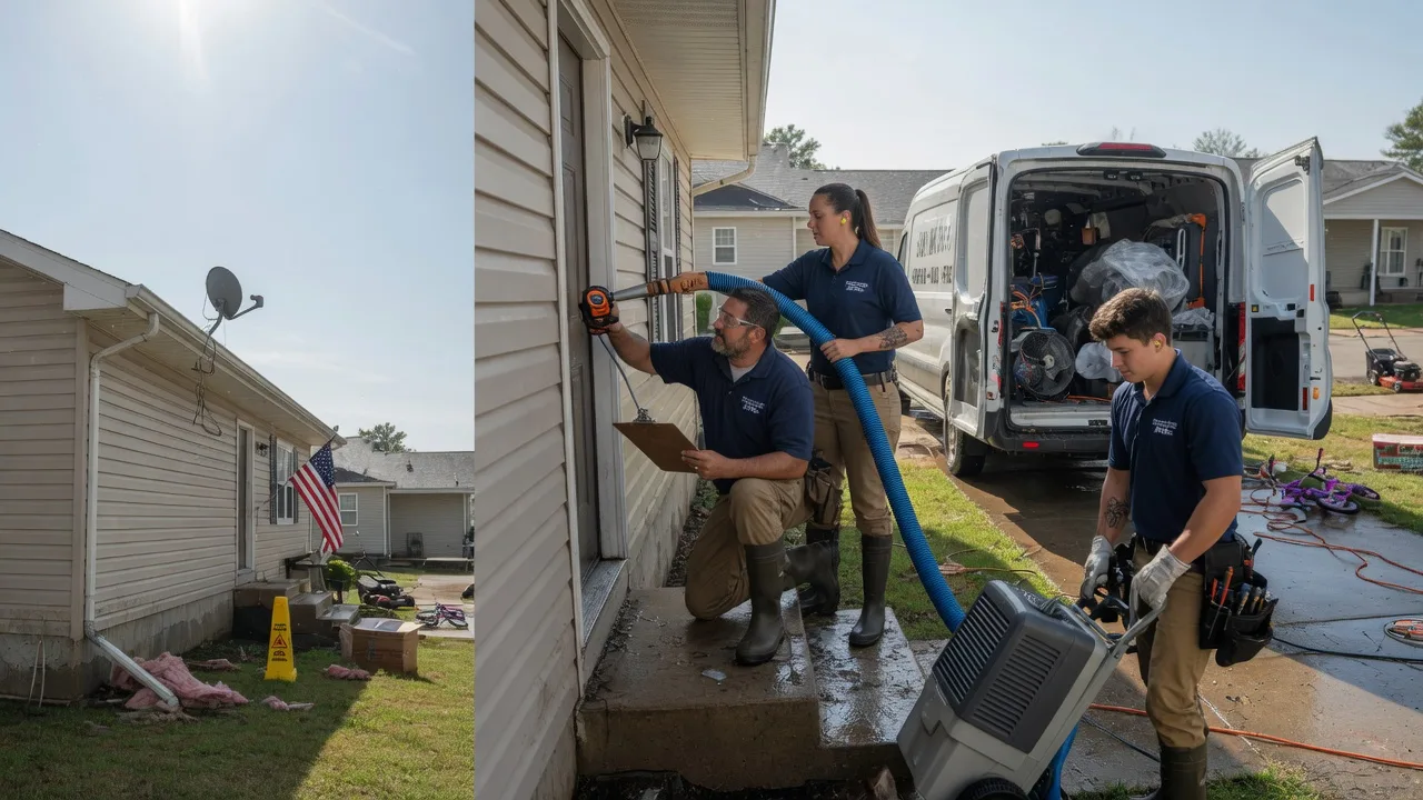 Ceiling Water Damage Restoration in Tenstrike, MN near me